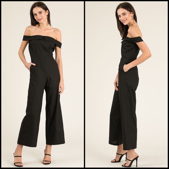 70% CLEARANCE 🎄Off the Shoulder Jumpsuit - Picture 3 of 3